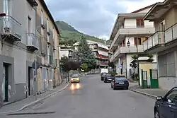 A road in town's centre