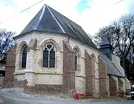 The church in Saveuse