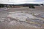 Sawmill Geyser spout - September 17, 2010