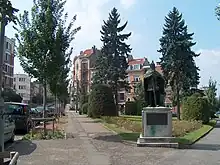 Skanderbeg's Monument in Brussels, Belgium