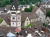 Münster as seen from the Munot hill