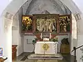 Side altar of the Multscher School in the Parish Church of Scharenstetten (originally in the Ulm Minster)