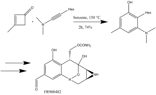 Scheme 16: Benzannulation Toward the Synthesis of FR900482