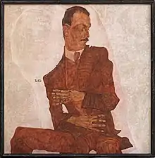 Arthur Roessler by Egon Schiele