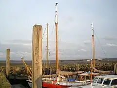 Marina at low tide