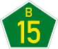 B15 road shield}}