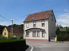 The town hall in Schirrhoffen