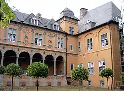 Rheydt Castle, the family seat of the Bylandt-Rheydt branch