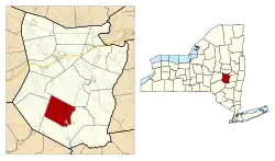 Location in Schoharie County and the state of New York.