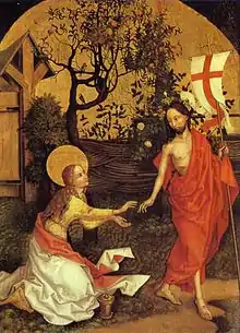 Noli me tangere by Martin Schongauer