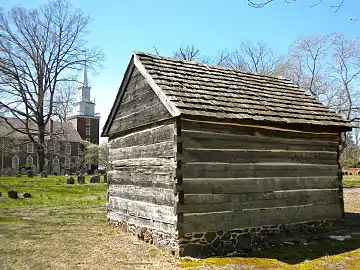 Schorn Log Cabin in New Sweden Park, Swedesboro, New Jersey