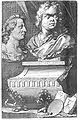 Houbraken: Bartholet Flemal (left) and De Lairesse (right)