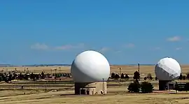 Radome installations at Schriever