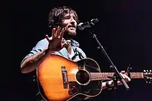 Performing with Avett Brothers in November 2017