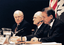 Brent Scowcroft (center) with Dick Cheney and William Webster