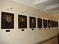 Portraits of the chief justices at the Supreme Court Building