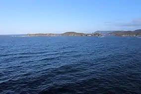 Photograph of the entrance to Tamatea / Dusky Sound