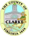 Official seal of Clarke County