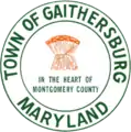 Seal of the Town of Gaithersburg (discontinued in 1967)