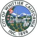 Official seal of Whittier, California