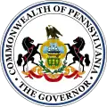 Seal of the governor of Pennsylvania