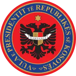 Seal of the president of Kosovo