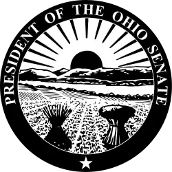 Seal of the president of the Ohio Senate