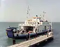 MV Caedmon at Yarmouth whilst operated by Sealink.