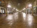 Occidental Mall at night in February 2011