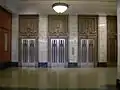 Elevator bank, Securities Building