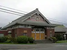 Seattle Betsuin Buddhist Temple (1940–1941), a Japanese Jodo Shinshu Buddhist temple, designed by Japanese American Kichio Allen Arai. The architect of record was Pierce A. Horrocks, because Arai lacked an architectural license.