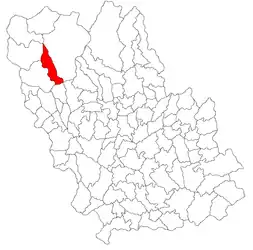 Location in Prahova County