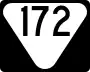 State Route 172 marker