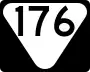 State Route 176 marker