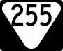 State Route 255 marker