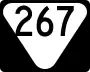 State Route 267 marker