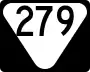 State Route 279 marker