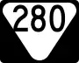 State Route 280 marker