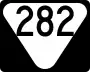 State Route 282 marker