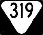 State Route 319 marker