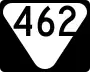 State Route 462 marker