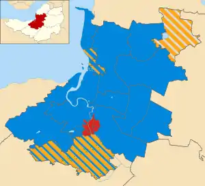 2019 results map