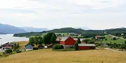 View of Seierstad on Jøa island