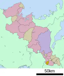 Location of Seika