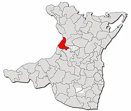 Location in Constanța County