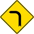 Left curve