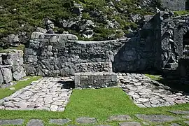 Altar in the Albanus Church in the Abbey