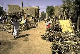 Image 29Selling firewood at a market (from Tree)