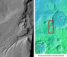 Semeykin Crater Drainage, as seen by THEMIS.  Click on image to see details of beautiful drainage system.