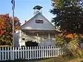 Old Schoolhouse behind City Hall.